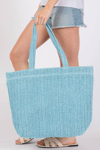 Load image into Gallery viewer, Crochet Straw Blue

