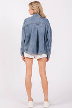 Load image into Gallery viewer, WASHED DENIM JACKET
