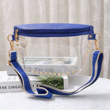 Load image into Gallery viewer, Lorna Clear Studded Royal Blue
