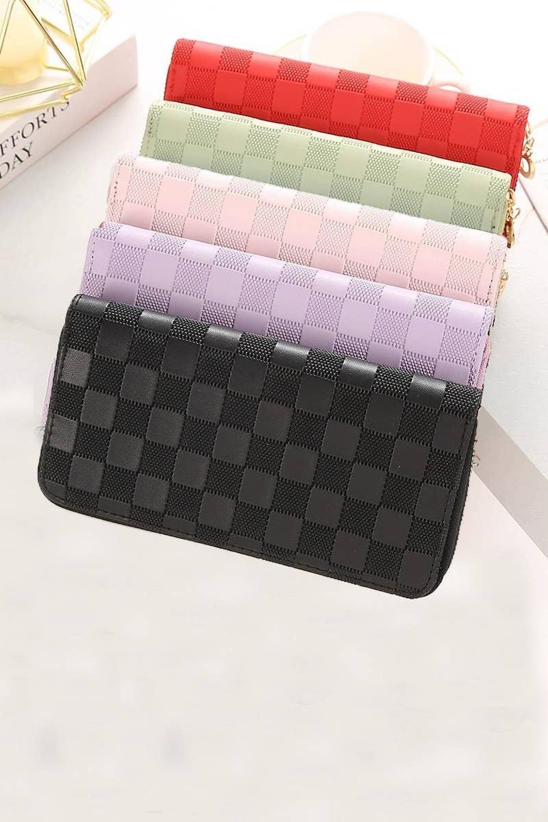 Checkered Wallet
