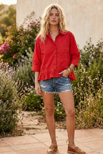Load image into Gallery viewer, Ruffle Hem RED
