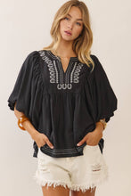 Load image into Gallery viewer, Embroidered V-neck
