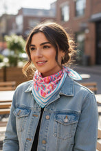 Load image into Gallery viewer, BS0135 Abstract Tribal Print Bandana: Pink - South Main Boutique
