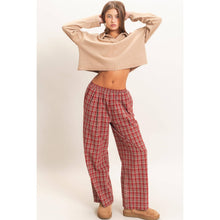 Load image into Gallery viewer, DK RED Plaid Pants
