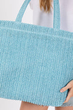 Load image into Gallery viewer, Crochet Straw Blue
