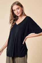 Load image into Gallery viewer, Black V-Neck
