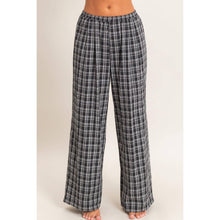 Load image into Gallery viewer, Black Plaid Pants
