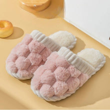 Load image into Gallery viewer, Pink Plush Slippers
