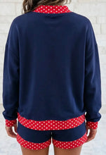Load image into Gallery viewer, Mock Neck Sweatshirt Short SET
