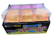 Load image into Gallery viewer, Glitter Squishy Cube
