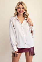 Load image into Gallery viewer, Classy V-Neck Cream
