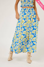 Load image into Gallery viewer, FLORAL PLUS MIDI SKIRT
