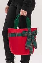 Load image into Gallery viewer, Christmas Bag w Plaid Blow
