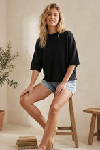 Load image into Gallery viewer, Lightweight Summer Knit Black
