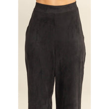 Load image into Gallery viewer, Suede Pants BLK
