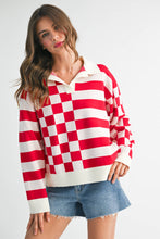 Load image into Gallery viewer, Bethany Red/White

