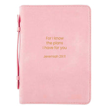 Load image into Gallery viewer, Bible Case His Plans Pink XL
