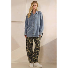 Load image into Gallery viewer, French Terry Denim Jacket

