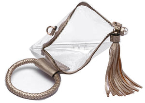 Clear Tassel Red