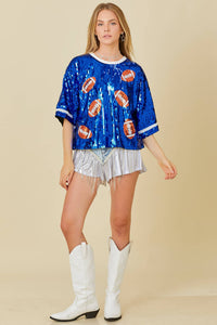 Football Sequin Top