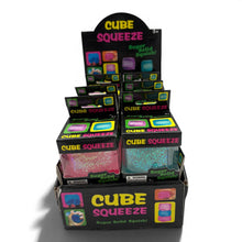 Load image into Gallery viewer, Glitter Squishy Cube
