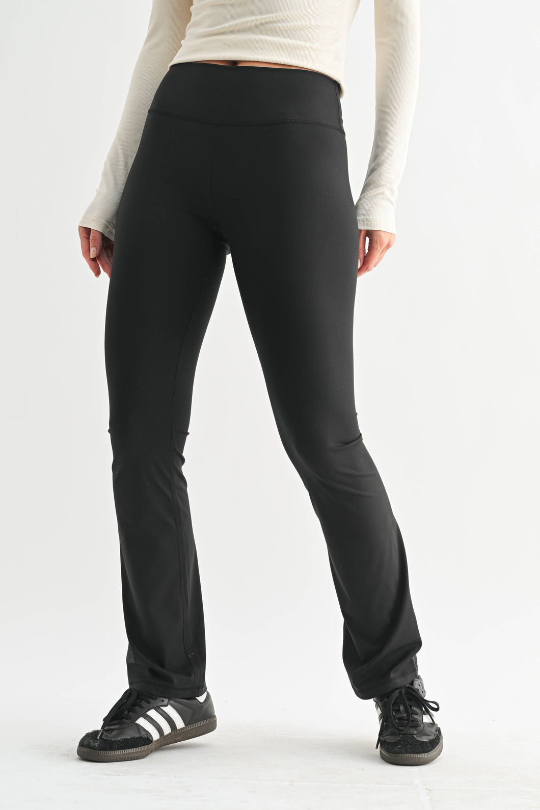 Bootcut Leggings Black