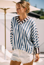 Load image into Gallery viewer, Striped BLUE CHARCOAL

