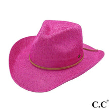 Load image into Gallery viewer, Sequin Red Cowboy Hat
