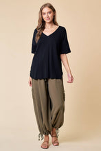 Load image into Gallery viewer, Black V-Neck
