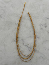 Load image into Gallery viewer, TRIPLE LAYERED NECKLACE
