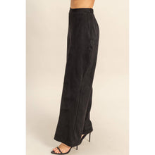 Load image into Gallery viewer, Suede Pants BLK
