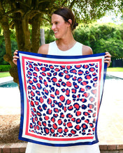 Load image into Gallery viewer, Meredith Scarf Red Navy
