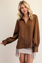 Load image into Gallery viewer, Classy V-Neck Collar Brown
