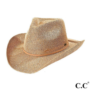 Sequin Red Cowboy Hat