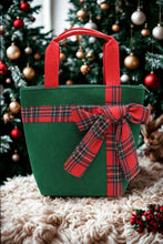 Load image into Gallery viewer, Christmas Bag w Plaid Blow
