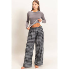 Load image into Gallery viewer, Black Plaid Pants
