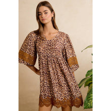 Load image into Gallery viewer, LEOPARD w/ Lace Trim
