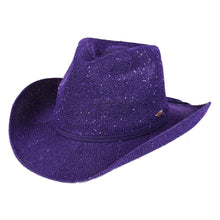 Load image into Gallery viewer, Sequin Red Cowboy Hat
