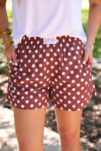 Load image into Gallery viewer, Maroon Polka Dot Boxers
