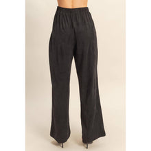 Load image into Gallery viewer, Suede Pants BLK
