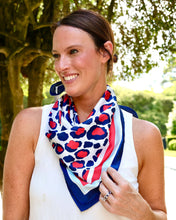 Load image into Gallery viewer, Meredith Scarf Red Navy
