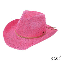 Load image into Gallery viewer, Sequin Red Cowboy Hat
