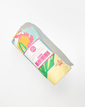 Load image into Gallery viewer, Caribbean Palm Giant Beach Towel    Aruba Blue/Multi    40x70 - South Main Boutique
