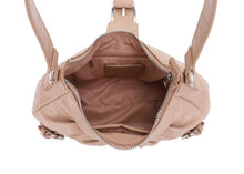 Load image into Gallery viewer, EJ60292 Grunge Buckle Baguette Shoulder Bag: White - South Main Boutique
