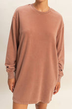 Load image into Gallery viewer, Sweatshirt Dress CHESTNUT
