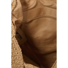 Load image into Gallery viewer, Intricate Straw Knit Tote Bag: KA - South Main Boutique
