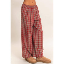 Load image into Gallery viewer, DK RED Plaid Pants
