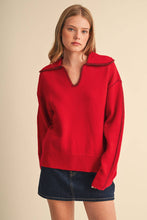 Load image into Gallery viewer, CONTRAST STITCH COLLARED
