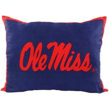 Load image into Gallery viewer, Ole Miss Rebels Big Logo Pillow
