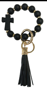 Cross KR Bracelet: Black